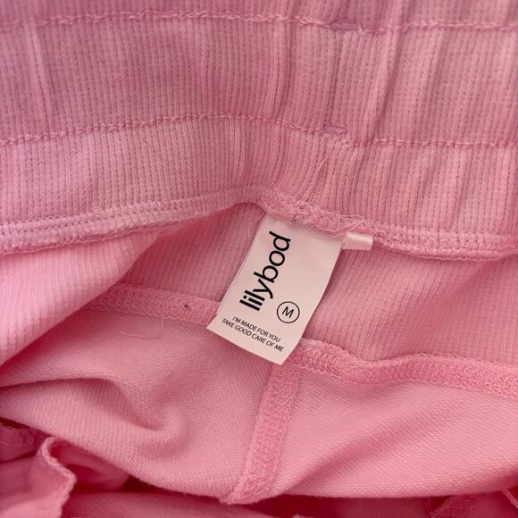Lilybod x Revolve Gia Slimline Pink Jogger Set Sz M - Picture 12 of 12